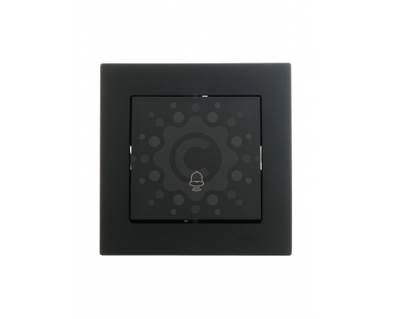 Рамка одинарная черная Lezard серия Vesna 742-4200-146 фото 3